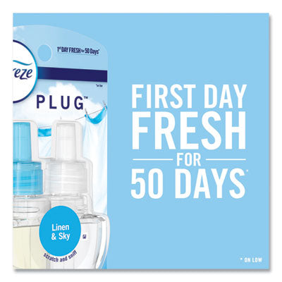 Febreze PLUG Air Freshener Warmer, 2.5" x 3" x 4", Off White