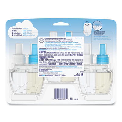 Febreze PLUG Air Freshener Refills, Linen and Sky, 2.63 oz, 3/Pack