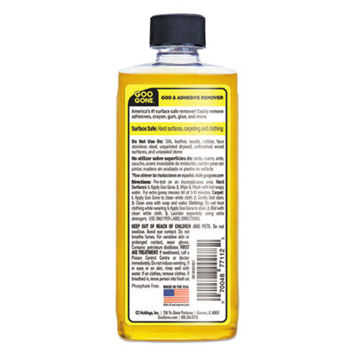 Goo Gone Original Cleaner, Goo & Adhesive Remover - Citrus Scent, 8 oz.