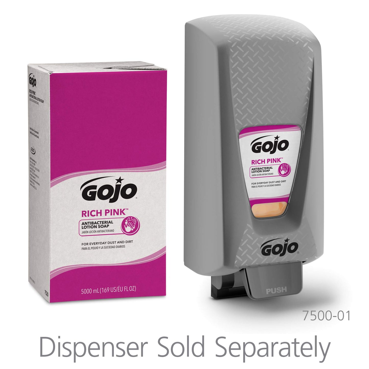 GOJO PINK ANTIBACTERIAL LOTION SOAP REFILL - Rich Pink Scent