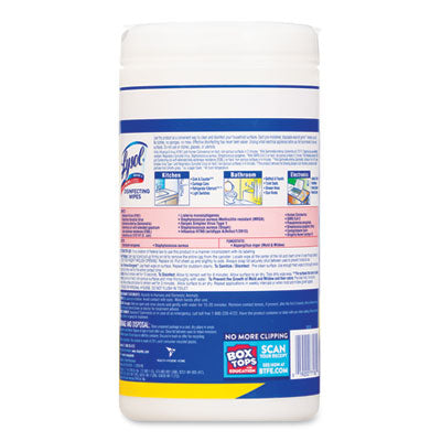 Lysol Disinfecting Wipes - 80Wipes/Canister (Lemon & Lime Blossom)