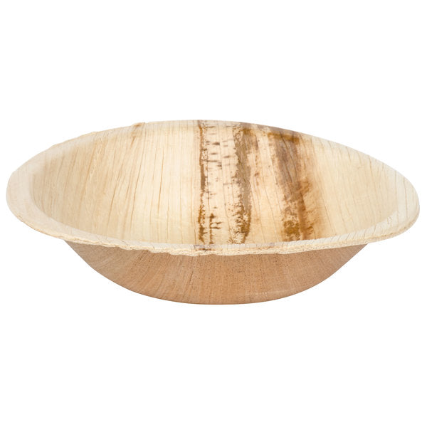 5" Compostable Round Palm Leaf Bowl
