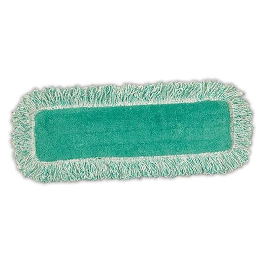 Rubbermaid Q408 Flat Mop Dust Pad 18’’ Microfiber Looped Ends