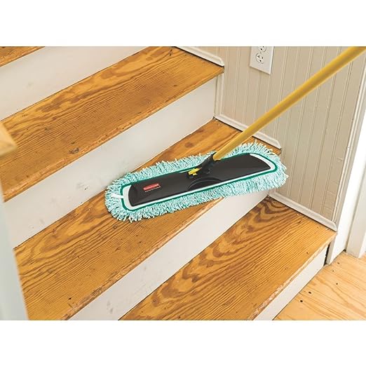Rubbermaid Q408 Flat Mop Dust Pad 18’’ Microfiber Looped Ends