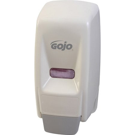 DERMAPRO 800 ML WHITE DISPENSER - 800ml Bag-in-Box Dispenser, Push-Style