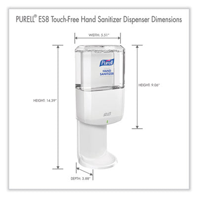 Purell ES8 Dispenser - ES8 Touch-Free Hand Sanitizer Dispenser