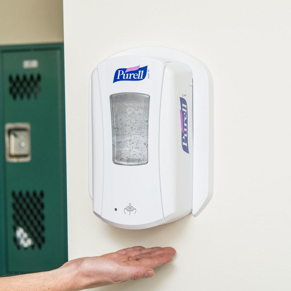PURELL LTX-12 DISPENSER - Purell 1920-04 White Touchless Hand Sanitizer Dispenser / 1200ml