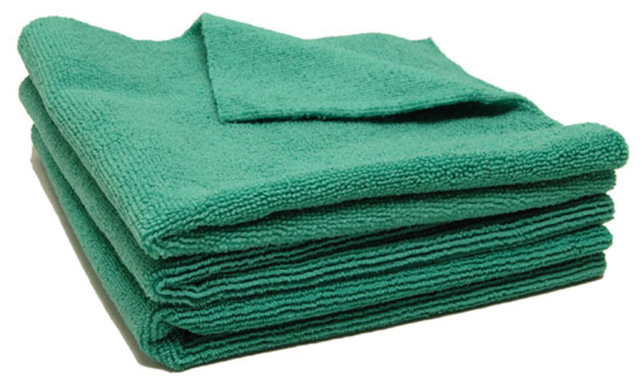 Premium Green Microfiber Cloth