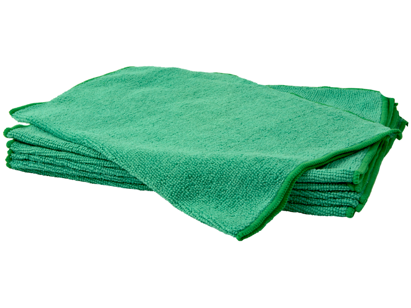 Premium Green Microfiber Cloth
