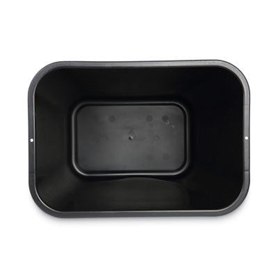 WASTEBASKET 28 QT BLACK - PLASTIC SOFT-SIDED WASTEBASKET