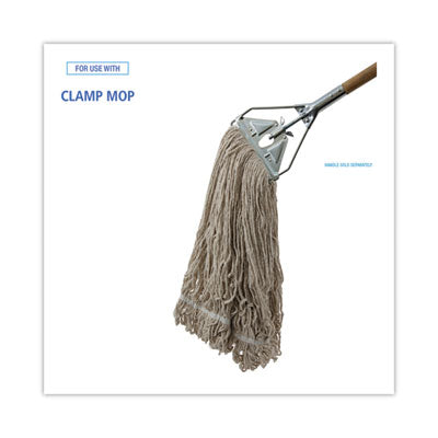 32 OZ COTTON MOP HEAD WEB/FANTA - #32 Oz Cotton Cut End Mop