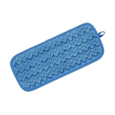 Microfiber Wall/Stair Wet Mopping Pad, 13.75 x 5.5 x 0.5, Blue