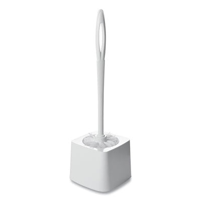 Holder for Toilet Bowl Brush - CommercialGrade Toilet Bowl Brush Holder / White