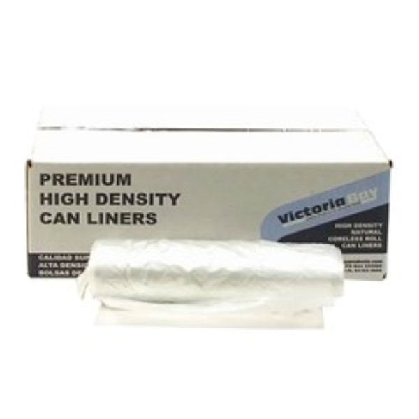 CL4048N22 - High Density Can Liner - 40 x 48, 22 mic, Natural (150/Case)