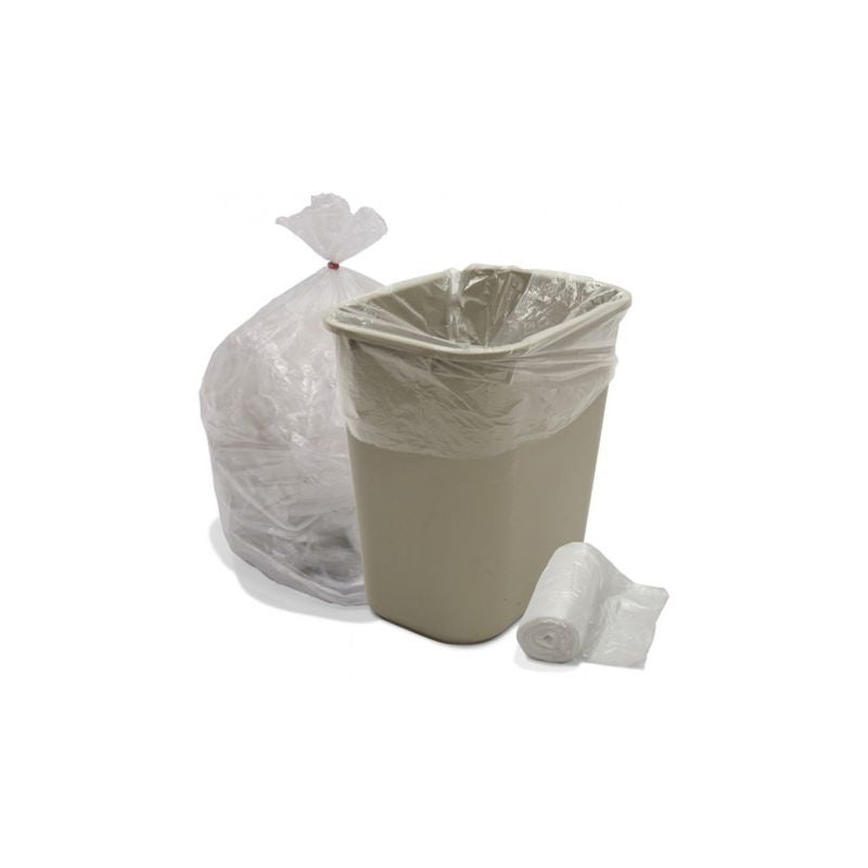 CL2424N8mic - High Density Roll Can Liner - 24 x 24, 8 mic, Natural