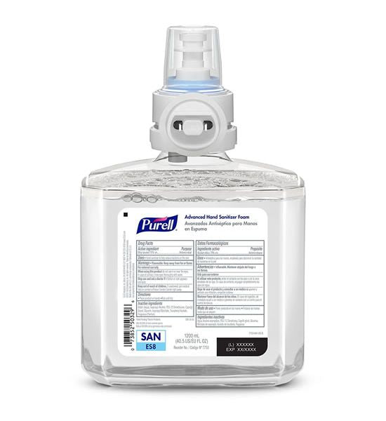 Purell ES8 Sanitizer Foam Cartridge Refill 1200ml - for Purell ES8 Series Dispenser