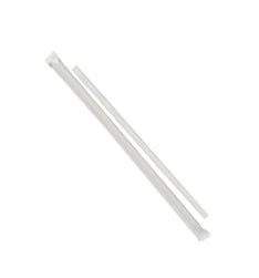 STRAW FLEX JUMBO 7-5/8 400/CTN - VB Straw 7.75" Jumbo Translucent & Paper Wrapped