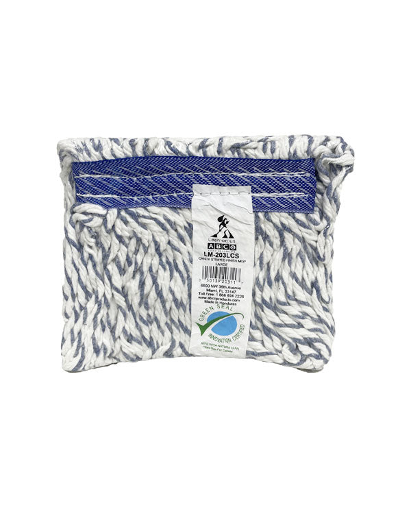 Mop Candy Finish Mop Large - ABCO Candy Striped Finish Mop Large