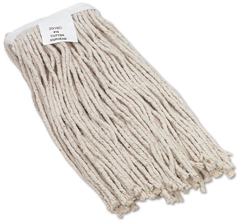 16" RAYON MOP HEADS - #16 Cotton Cut End Mop BWK2016C