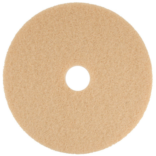 20"Pad Floor Tan Buff PB (5/Case) / PRO-Brands 20” Tan Buffing Floor Pad