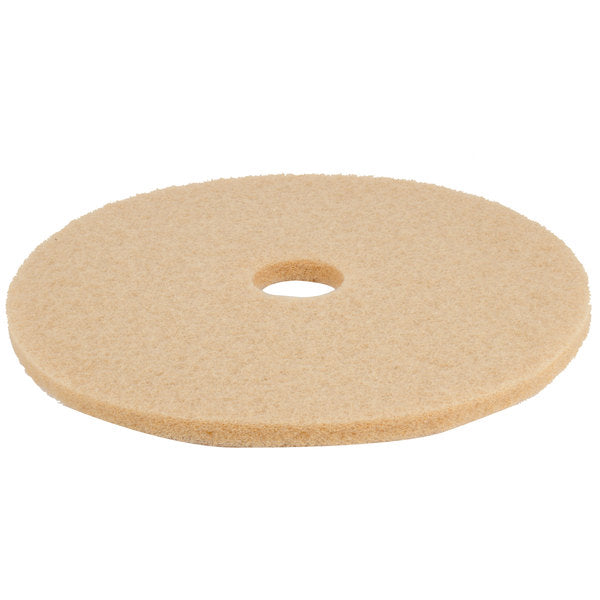20"Pad Floor Tan Buff PB (5/Case) / PRO-Brands 20” Tan Buffing Floor Pad