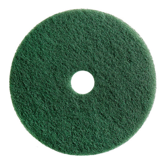 17" GREEN FLOOR PAD (5/Case) / Pro-Brands 17” Green Scrubber Floor Pad