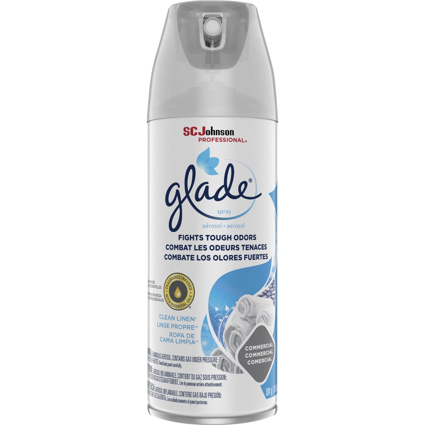 Glade Fresh Scent 13.8 oz - Air Freshener, (Super Fresh Scent or Clean Linen Scent) / Aerosol Spray