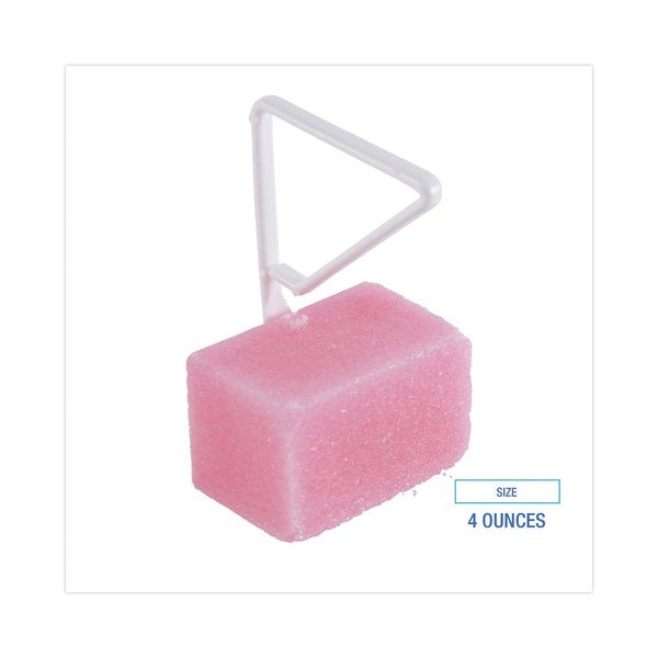 Toilet Bowl Para Deodorizer Block, Cherry Scent, 4 oz, Pink, (12/Box) - Boardwalk BWK-B04BX Toilet Bowl Blocks, Cherry, Solid, 4oz, (Pack of 12)