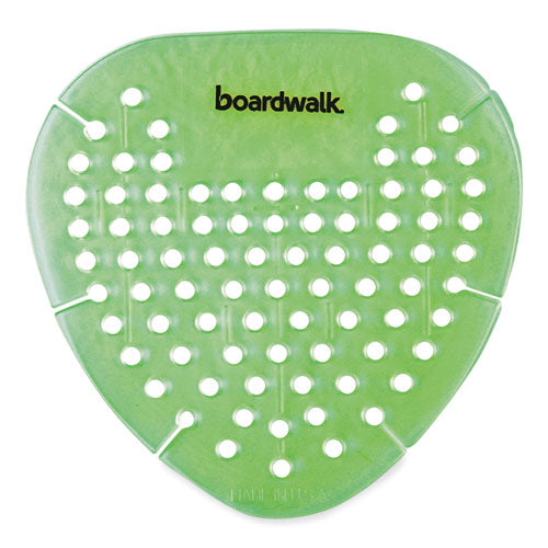 Urinal Screen Herbal Mint Frag - Boardwalk® Gem Urinal Screens, Herbal Mint Scent, Green, (12/Box)