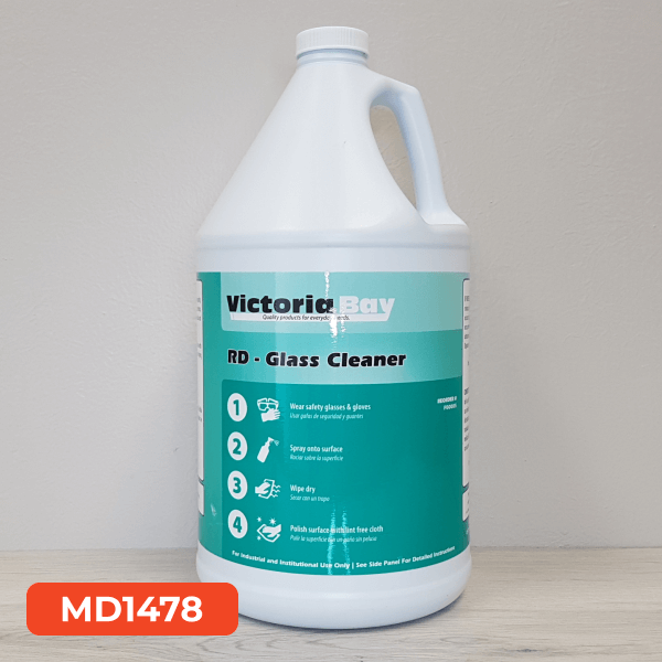 GLASS CLEANER VB (GL) - Victoria Bay RD Glass Cleaner 1 GAL / Ready-to-use, Non-ammoniated, Economy Glass Cleaner
