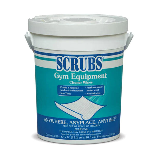 Scrubs Gym Wipes Bucket - Scrubs Gym Equipment Cleaner Wipes