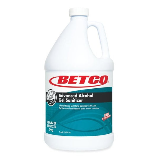 Betco Hand Sanitizer Gel - BETCO Advanced Alcohol Gel Hand Sanitizer, (Light Fresh Scent) 1 Gal.