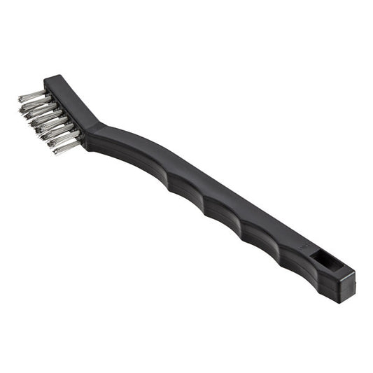 STAINLESS STEEL BRUSH PLASTIC HANDLE - SM Arnold Toothbrush-Style Professional Detail Brush w/ Stainless Steel Wire