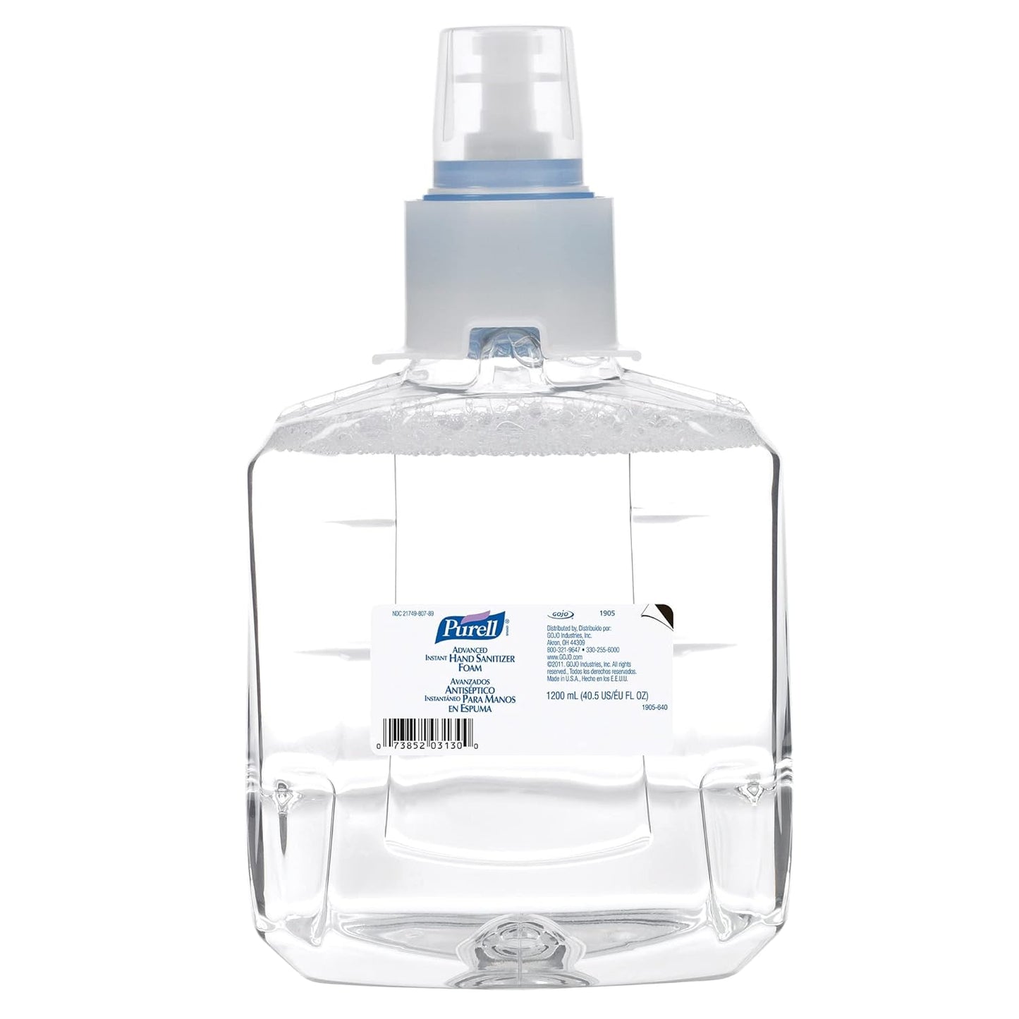 Purell LTX Foam 1905 - PURELL® Advanced Hand Sanitizer Foam, 1200 mL Refill for PURELL® LTX-12™ Dispenser