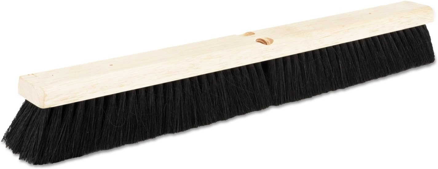 P/Broom Black Tampico Fiber 24 - Boardwalk® Floor Brush Head, 2 1/2" Black Tampico Fiber, 24" (BWK20224)