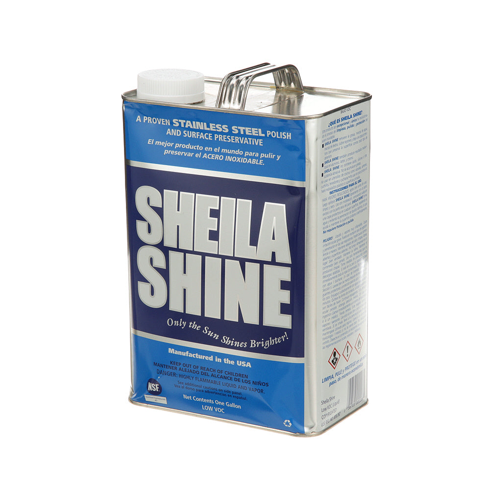 CAN SHEILA SHINE - Sheila Shine, Stainless Steel Polish & Surface Preservative, Residue & Streak Free (1 Gal.)