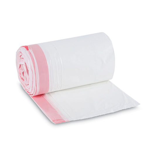 Bag, Drwstrng, Ktchn, 13g, Wh - Boardwalk Drawstring Kitchen Bags, 13 gal, 0.8 mil, White, (50 Bags/Roll, 2 Rolls/Carton)