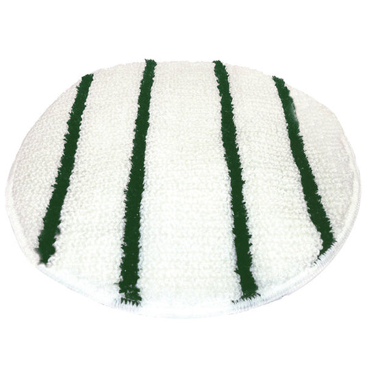 21" CARPET BONNET W/SCRUB - 21” Carpet Bonnet with Green Scrubber Strips