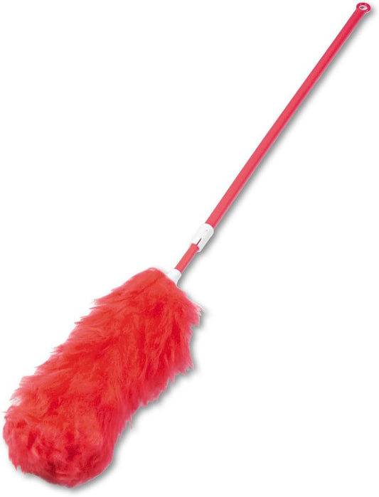 Lambswool Extendable Duster - Boardwalk L3850 Lambswool Extendable Duster, Plastic Handle Extends 35-Inch To 48” , Assorted Colors