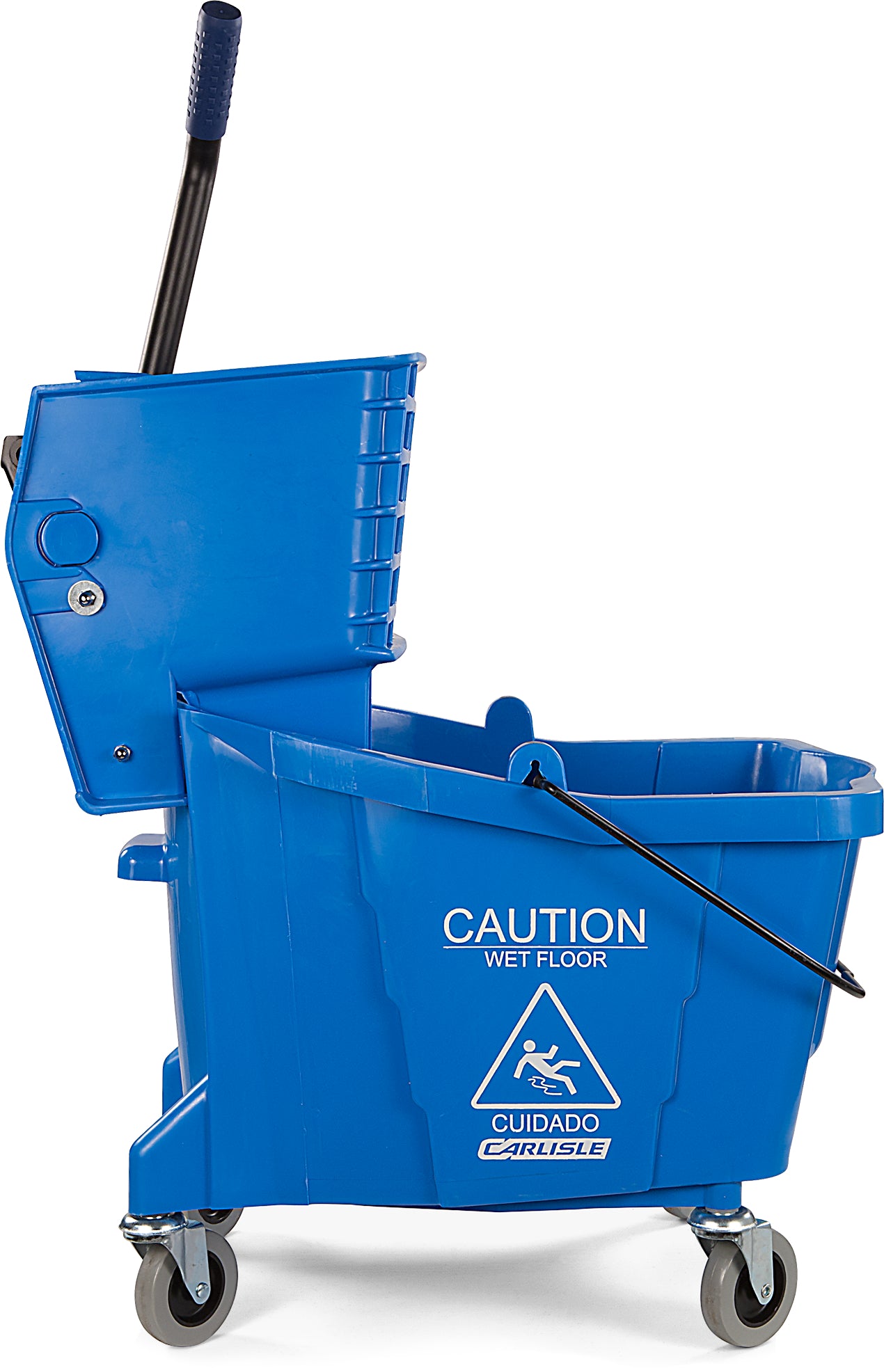 MOP BUCKET W/WRINGER 34 QUARTS BLUE