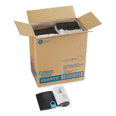 Wrapped Heavy-Weight Tablespoon / DIXIE SmartStock Wrapped Heavy-Weight Cutlery Refill, Teaspoon, Black, 960/Carton