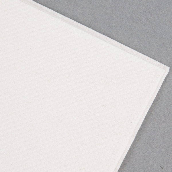 HOFFMASTER GUEST TOWELL - Hoffmaster FP1200 FashnPoint 11 1/2" x 15 1/2" White Linen-Feel Guest Towel, 1/6 Fold - 600/Case