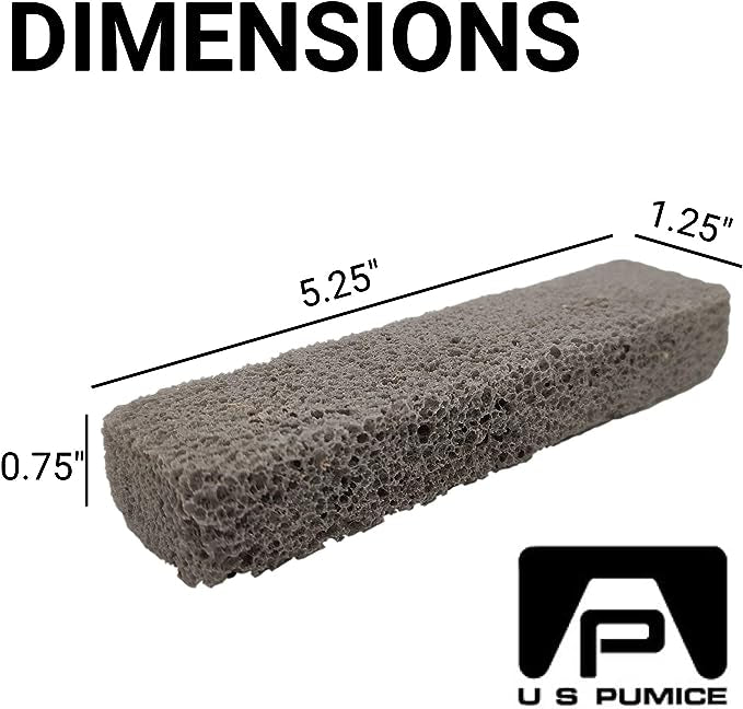 PUMICE STICK TILE PORCELAIN CLEANER - Pumie® Scouring Stick®, Cleans Porcelain, Ceramic Tile, Concrete Masonry and Iron, 12 Pack, Stick Size 5.25x1.25x0.75 Inches