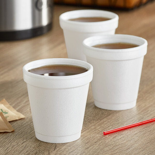 FOAM CUPS  4 OZ 1000/ BX - Dart® Foam Drink Cups, 4 oz, 50/Bag, 20 Bags/Carton