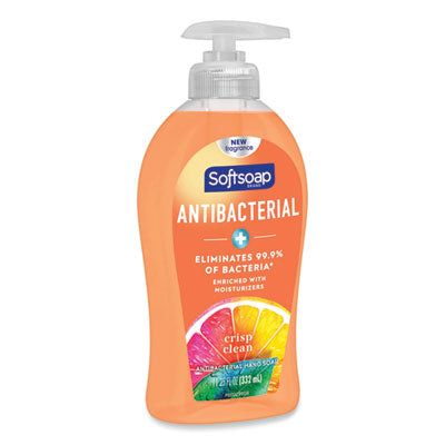 SOFTSOAP ANTIBACTERIAL 7.5 - Softsoap® Antibacterial Hand Soap, Crisp Clean, 11.25 oz Pump Bottle