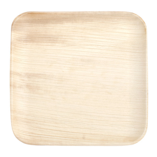 8x8 Palm Leaf Plate   8" Square Sustainable Palm Leaf Plate