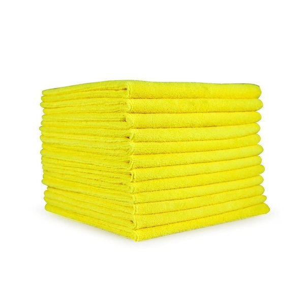 PREMIUM YELLOW MICROFIBER TOWEL