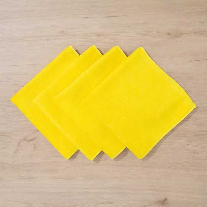 PREMIUM YELLOW MICROFIBER TOWEL