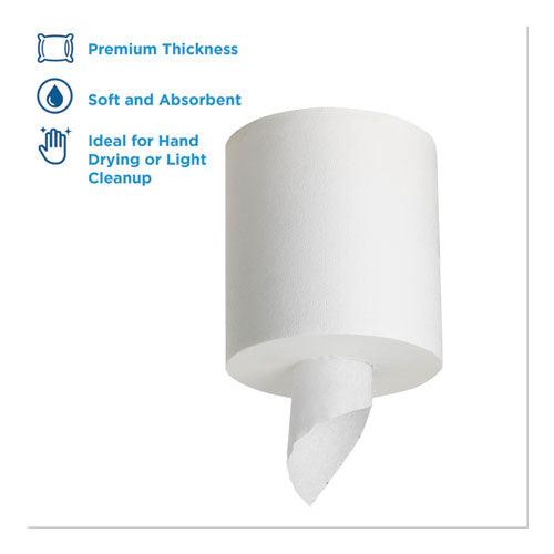28124 SOFTPULL CENTER PULL - Georgia Pacific® Professional SofPull Center-Pull Perforated Paper Towels, 1-Ply, 7.8 x 15, White, 320/Roll, 6 Rolls/Carton
