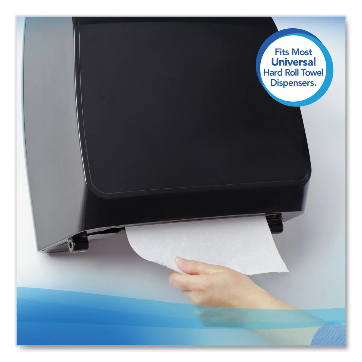 8 X 1000 SCOTT WHITE KCC01000 - Scott® Essential High Capacity Hard Roll Towels for Business, Absorbency Pockets, 1-Ply, 8" x 1,000 ft, 1.5" Core, White,12 Rolls/CT